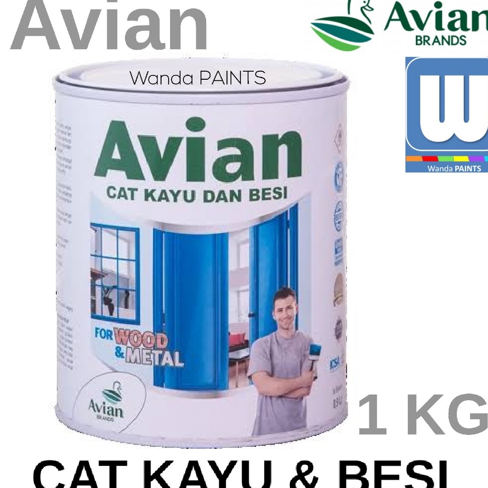 

CAT MINYAK MERK AVIAN 1 KG SEMUA WARNA ART U6Y3