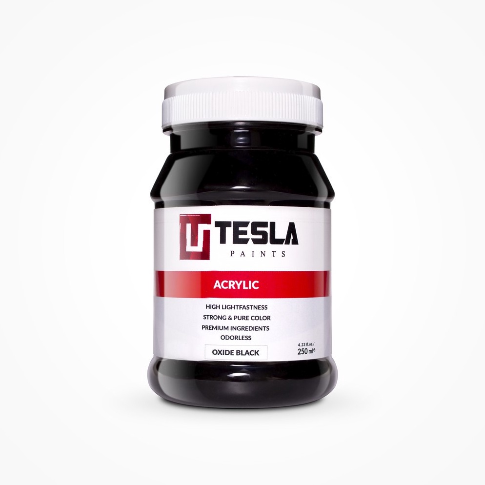 

TESLA PAINTS 25ML OXIDE BLACK ART H4F7
