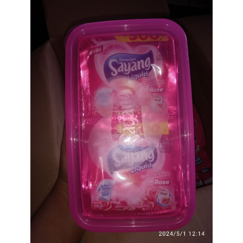 detergen cair / sayang liquid/ sayang cair saset