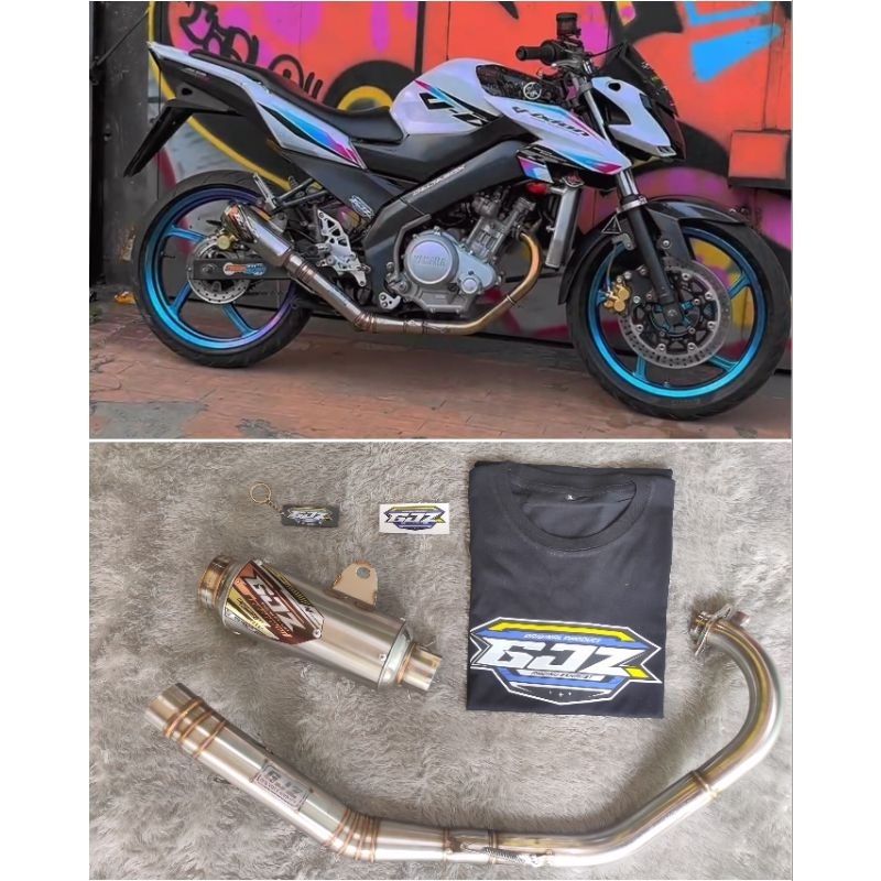 Knalpot Original Gjz Racing Exhaust Vixion New Nva Nvl Vixion Old Vixion Vixion All New Roadrace Kom