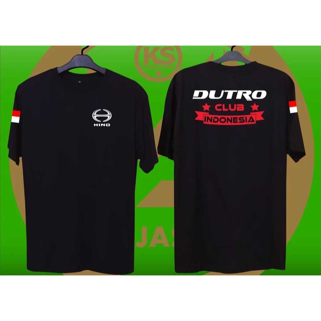 Premium Kaos Hino Dutro Tshirt Truk Driver Mbois