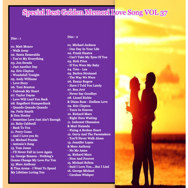 Cd Audio (2 Disc) Veri Special Best Golden Memori Love Song VOL 37
