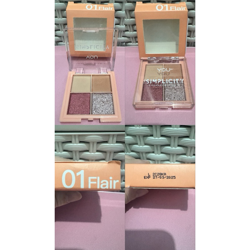 EYESHADOW Y.O.U MAKEUPS KOSMETIK RIASAN MATA UNTUK WANITA (PRELOVED)