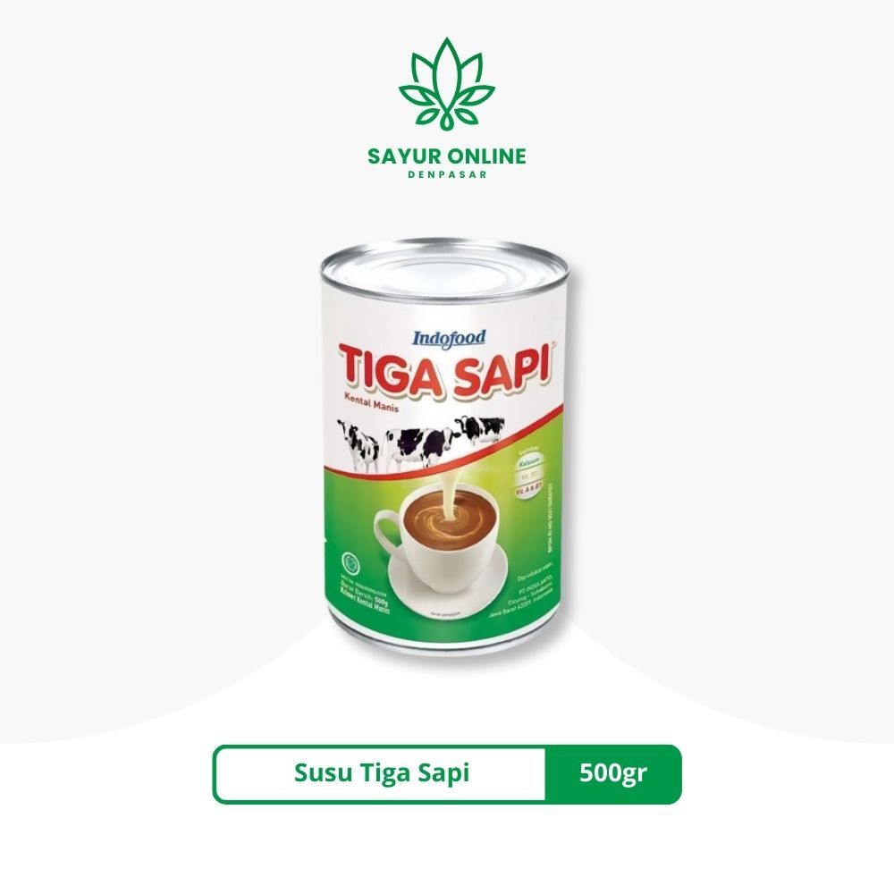 

Susu Kental Manis Tiga Sapi 500gr - Sayur Online Denpasar