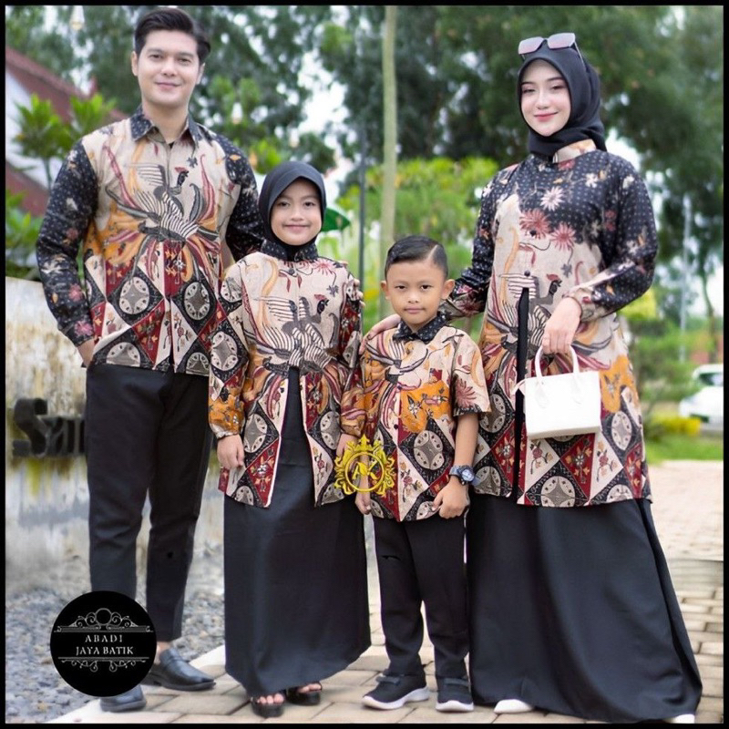 Sarimbit Keluarga 2025 Lebaran New Cardiy Series Batik Couple keluarga Terbaru Pasangan Ayah Ibu Dan