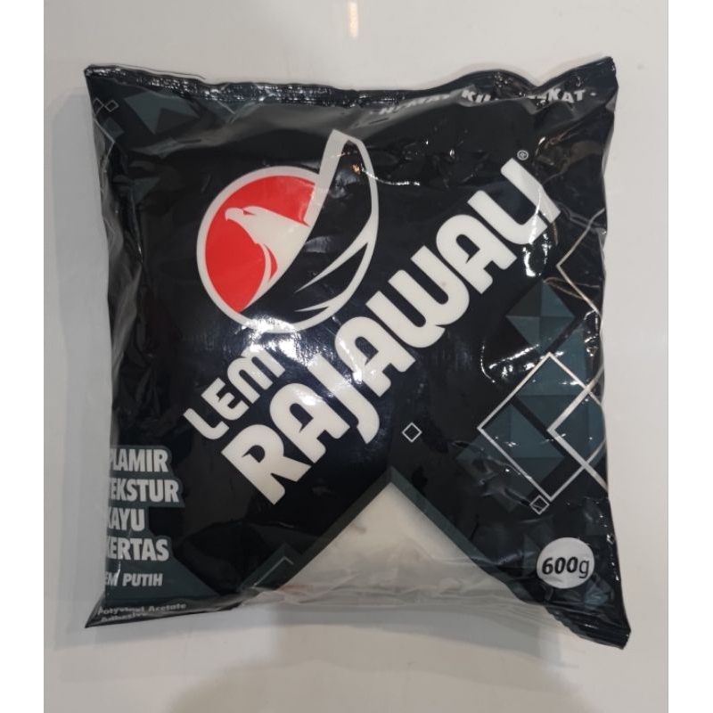 Lem Putih Pvac Rajawali / Lem Plamir / Lem Kayu Kertas - 600 gram