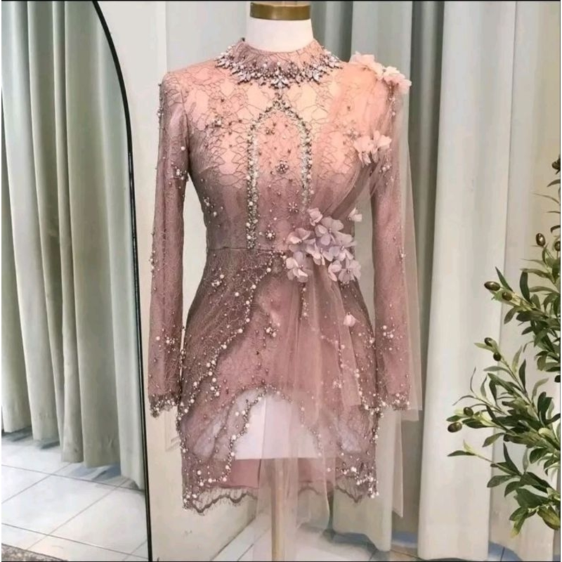 kebaya chantily payet mewah kebaya wisuda dan tunangan