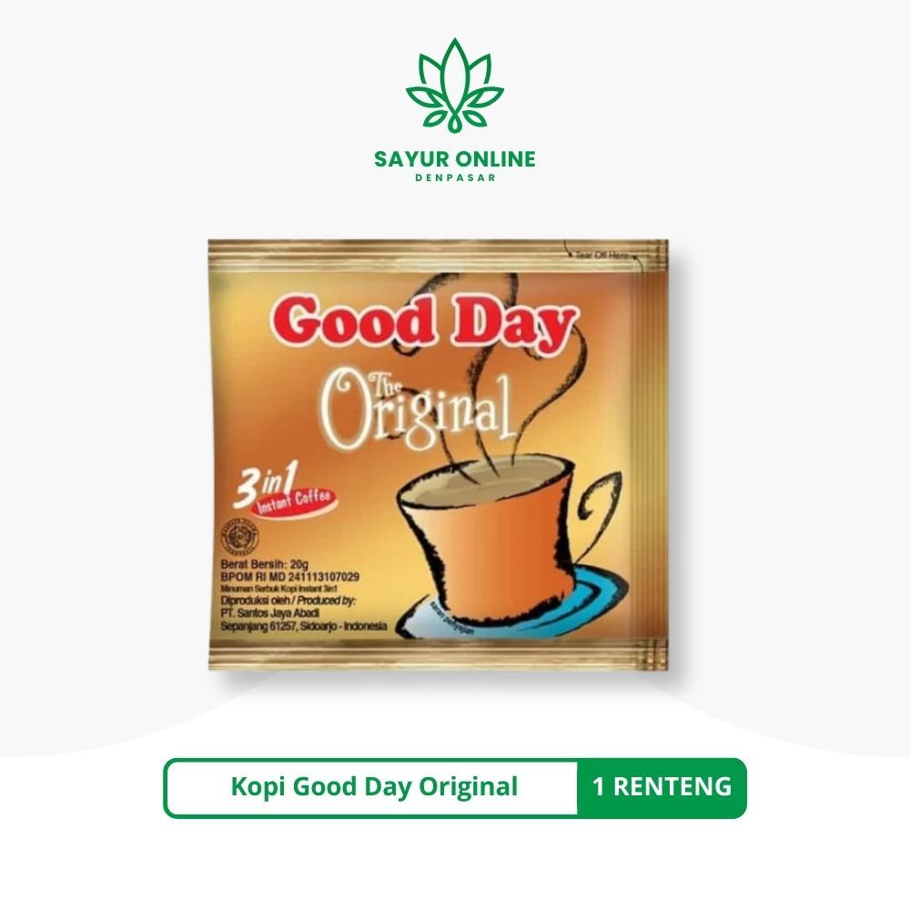 

Kopi Good Day Original 1 Renteng - Sayur Online Denpasar
