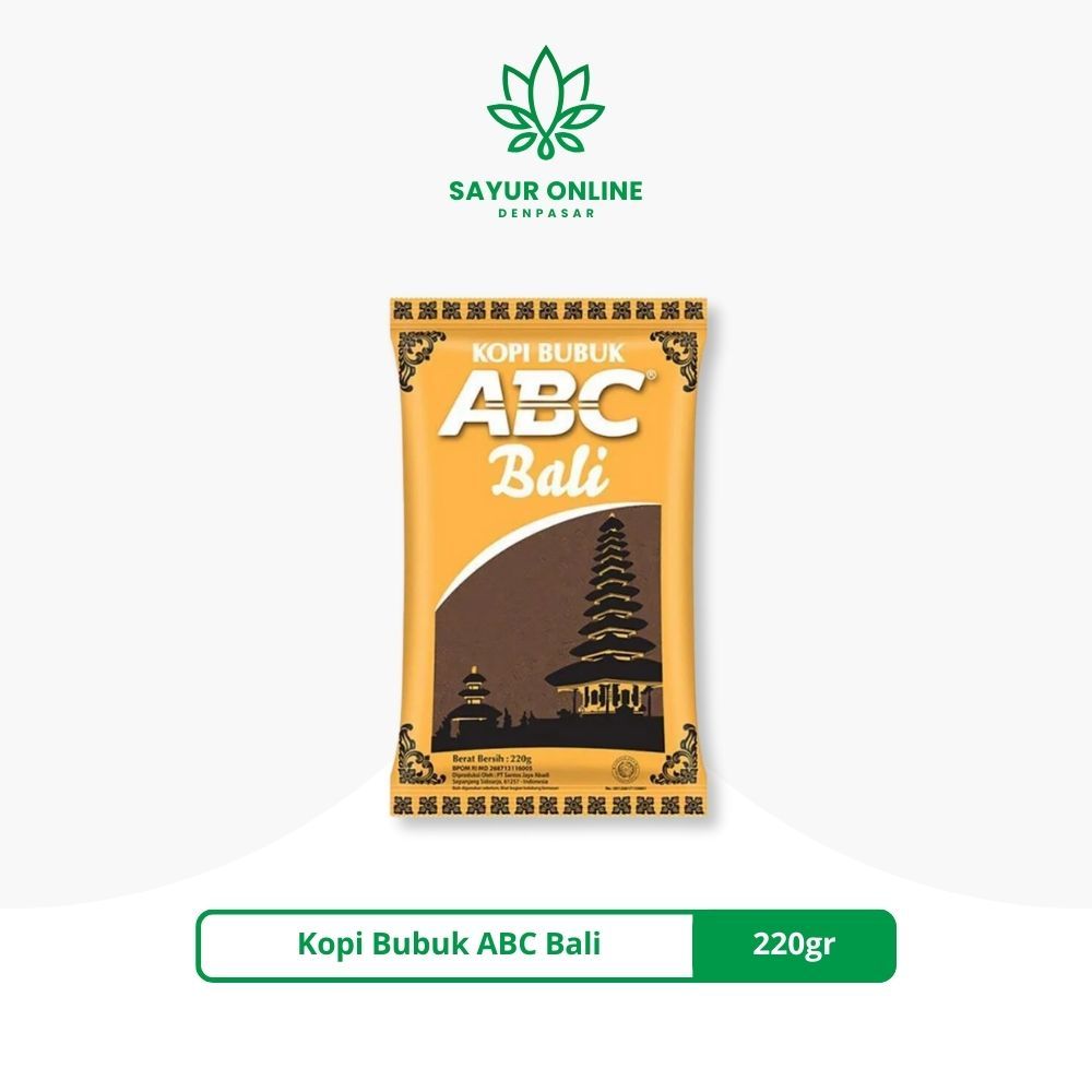 

Kopi Bubuk ABC Bali 220gr - Sayur Online Denpasar