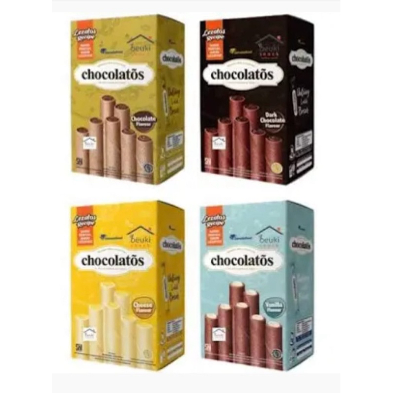 

Chocolatos 14gram box aneka rasa