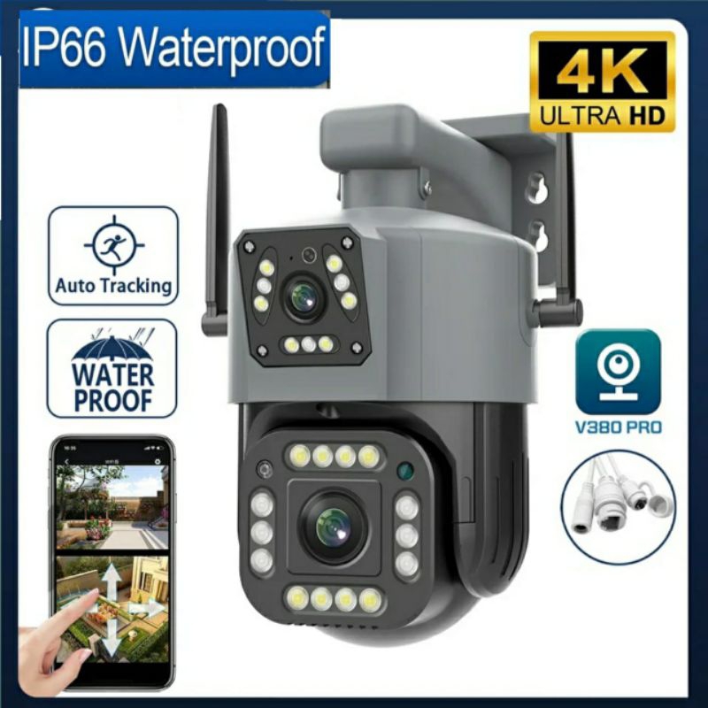 New cctv ip camera CCTV PTZ DUAL OUTDOOR ALARM  FULL HD PTZ outdoor cctv wifi