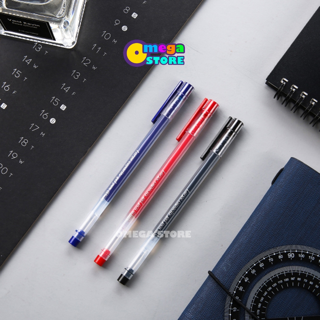 

[O&S] M&G Y5501 Gel Pen Pulpen Gel Warna Hitam 0.5mm - OS4021