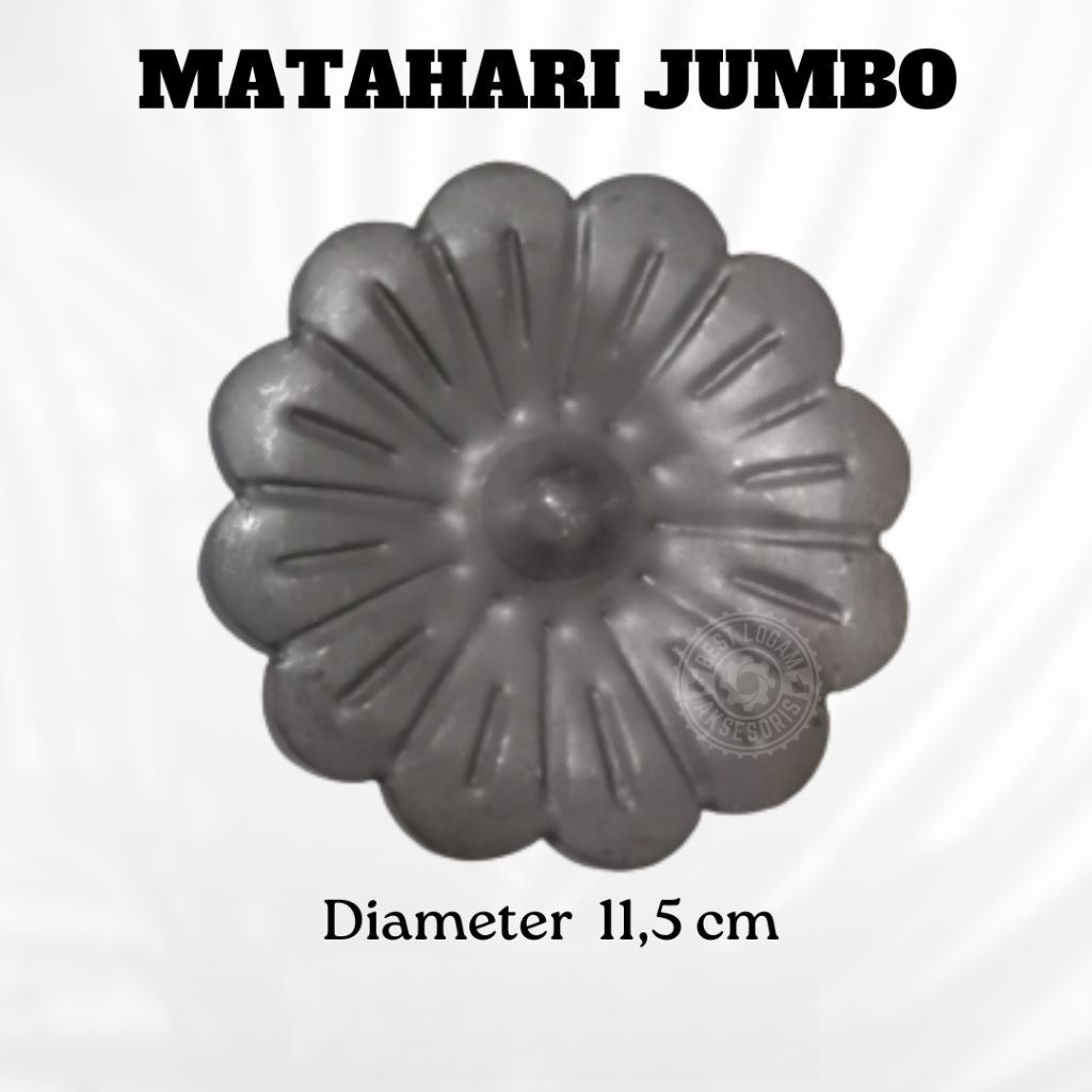 Bunga matahari jumbo besi plat aksesoris dan ornamen pagar tralis