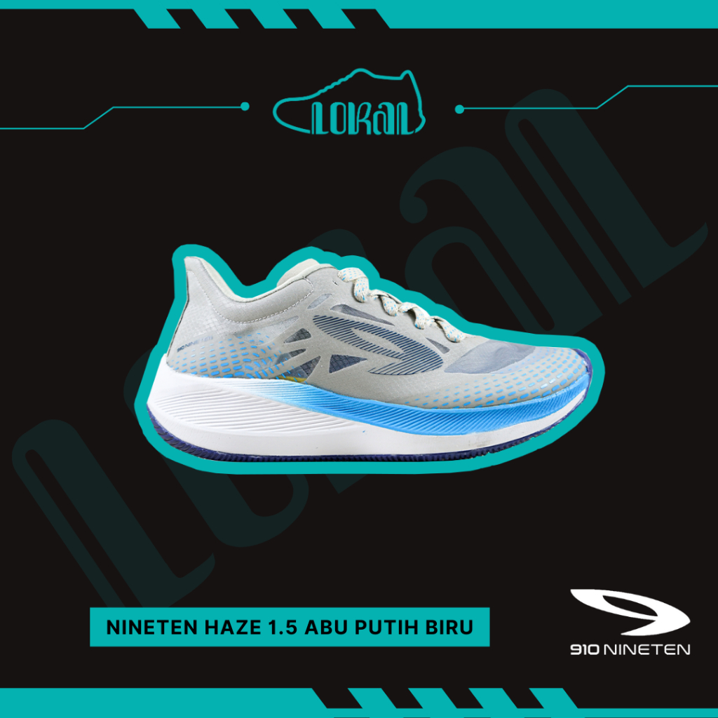 Nineten Haze 1.5 Abu Putih Biru