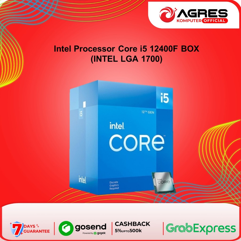 INTEL PROCESSOR I5 12400F LGA1700