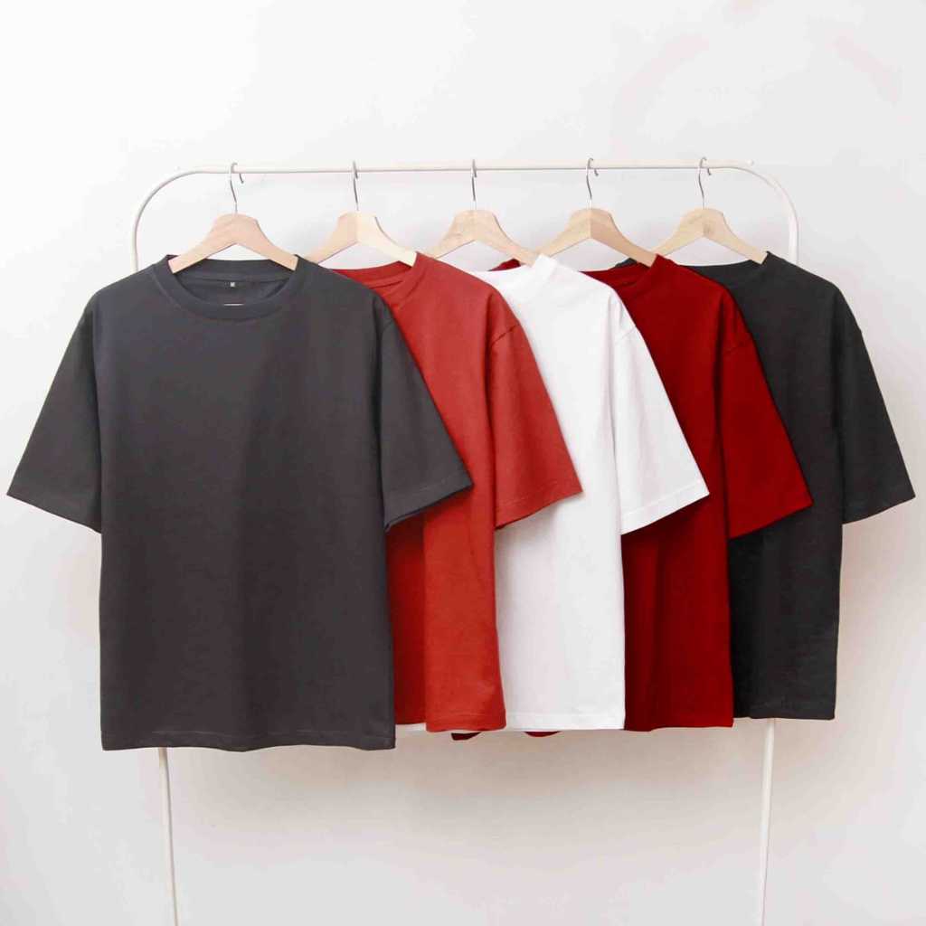 Kaos Polos Oversize Cotton Combed 20s