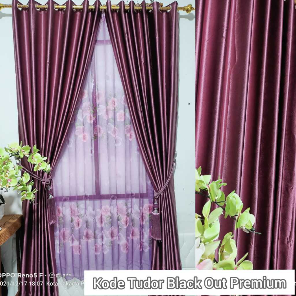 GORDEN PINTU MINIMALIS - GORDEN PREMIUM MOTIF POLOS - GORDEN BLACKOUT TUDOR MEWAH DAN ELEGAN