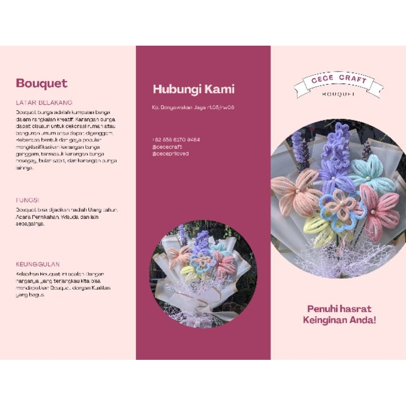 Bouquet Kawat Bulu