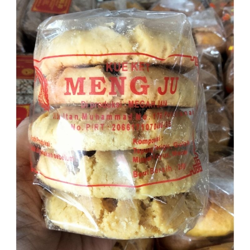 

Kue Ket Meng Ju / Kue Menju / Kue Jadul Khas Pontianak / Kue Kering / Oleh Oleh Khas Pontianak