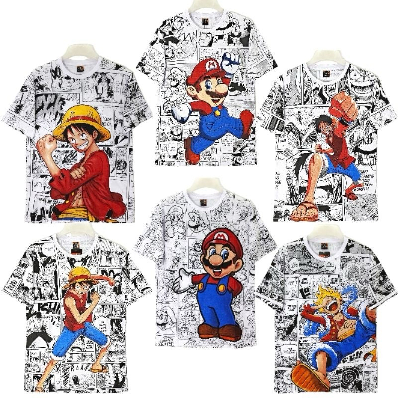 KAOS TSHIRT ANIME ONE PIECE KOMIK FULLPRINT
