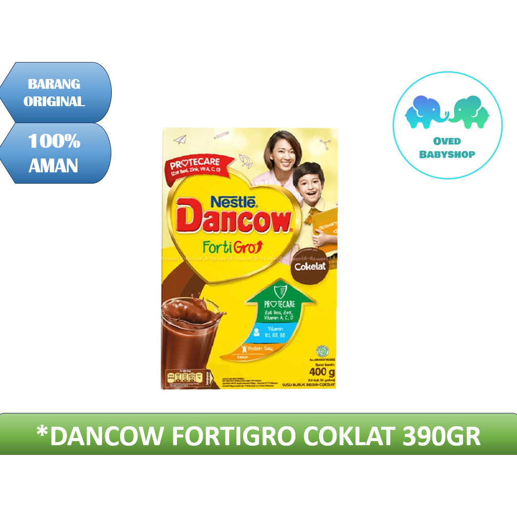 

DANCOW FORTIGRO Instan Coklat 390 gr ( FREE GIFT BUY 200K)