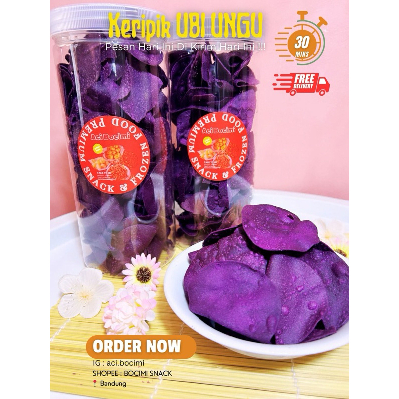 

Bocimi Keripik Ubi Ungu toples 1300ml