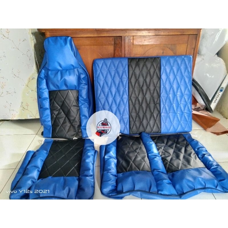 sarung jok mobil truk canter ragasa dyna hino300 traga elf macan isuzu giga motif sofa sandaran kiri