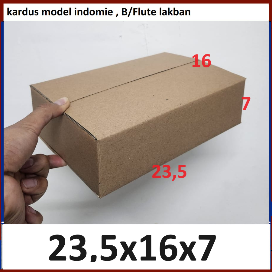 

Kardus 23,5x16x7 cm IND