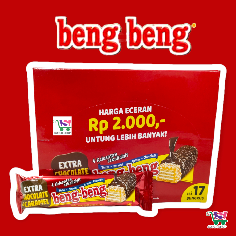 

Beng Beng Wafer Cokelat Kemasan Baru ! ( 17 pcs x 25 gram )