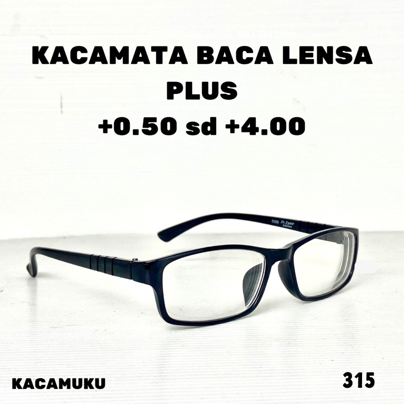 Kacamata baca plus kacamata pria wanita unisex murah 315