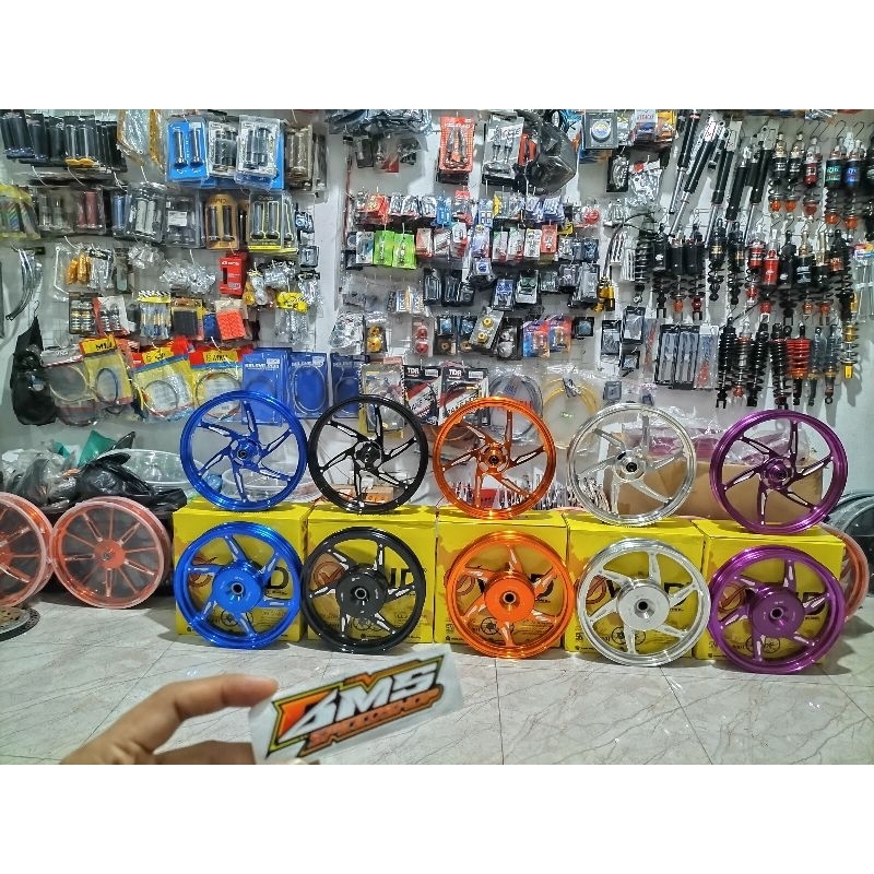 VELG VND SIXSTAR V2/GEN2 VARIO 125/150, BEAT SCOPY, VARIO 110,MIO SPORTY,MIO J,MIO M3 DLL
