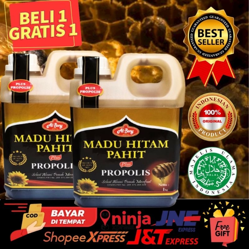 

Super Madu Hitam Pahit Albany Plus Propolis Original 1000gr ( beli 1 gratis 1 )