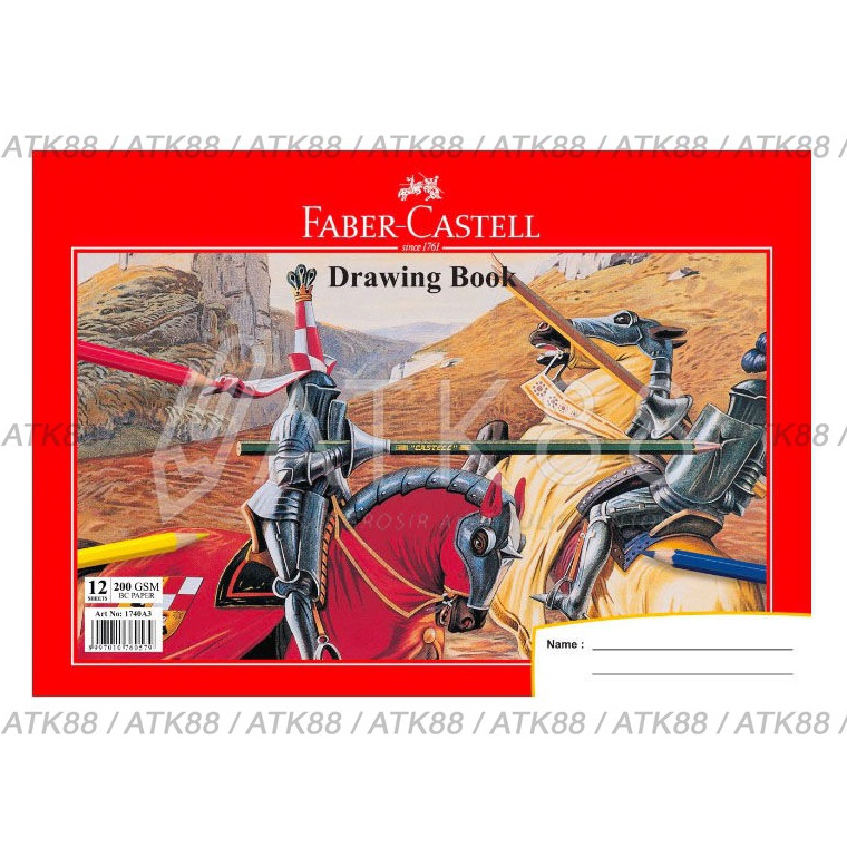 

Faber Castell Art Sketch Pad Drawing Book A3 ART L9H7