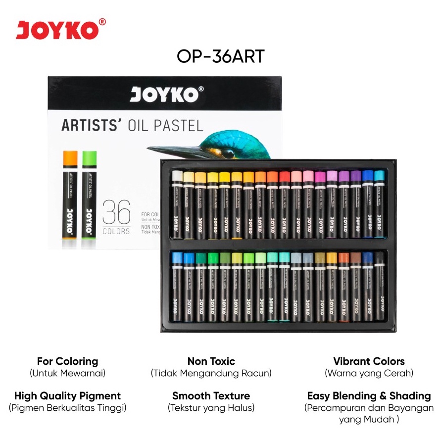 

Artists Oil Pastel Joyko OP36ART 36 Warna ART R1E5
