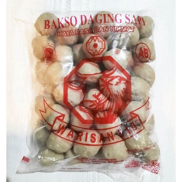 

Terlaku Bakso Warisan AB isi 5