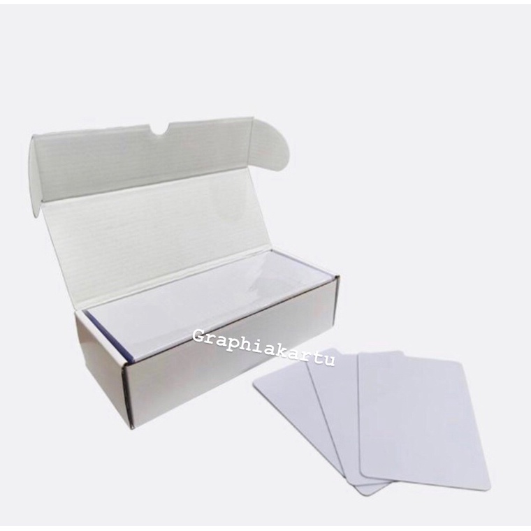 

kartu bahan pvc polosblank cardkartu bahan pvc 1 box 25 pcs ART U7U6