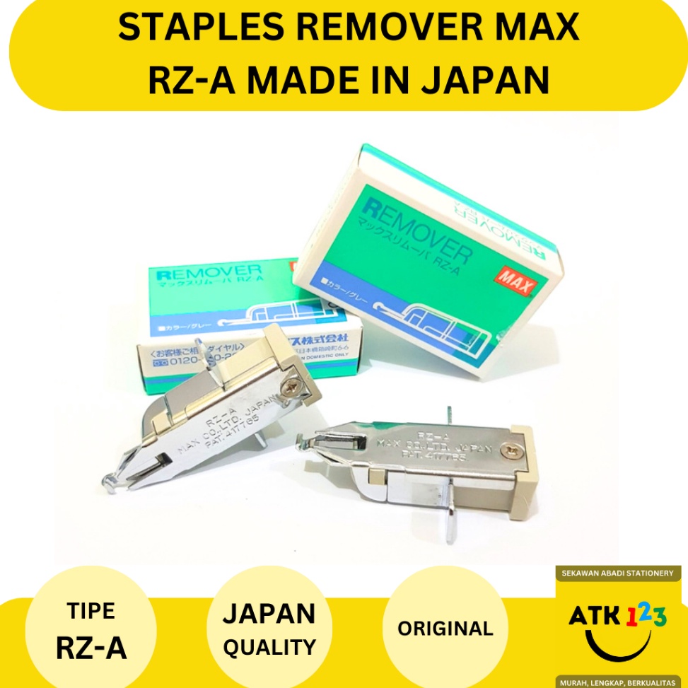 

Remover Staples Remover Pencabut Staples Merk Max RZA ART E2K9