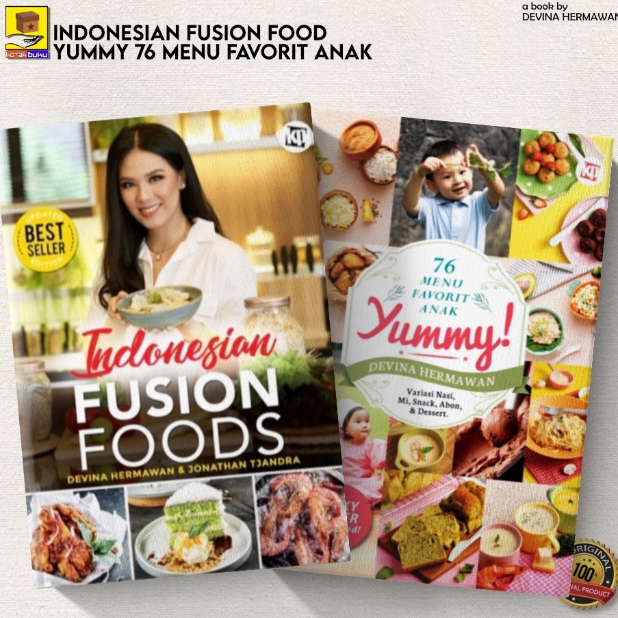 INDONESIAN FUSION FOODS  YUMMY 76 MENU FAVORIT ANAK  Devina Hermawan ART V2Y4