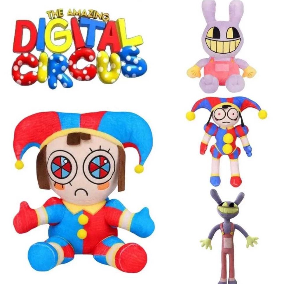 Terlaris boneka pomni digital circus mainan boneka pomni digital circus