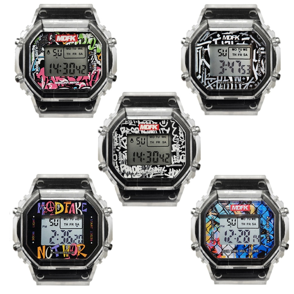 ART P13D MDFK DIGITAL WATCH TRANSLUCENT  BASIC TOY WATCH  JAM TANGAN MDFK