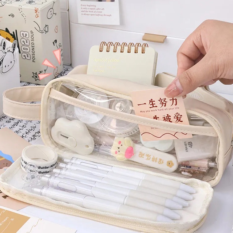 

Kotak Pensil Kawaii Kapasitas Besar Kotak Pensil Pensil Lipat Kotak Pensil Pensil untuk Anak Perempuan Alat Tulis Siswa Kantor Perlengkapan Sekolah Perlengkapan Sekolah ART J7V9