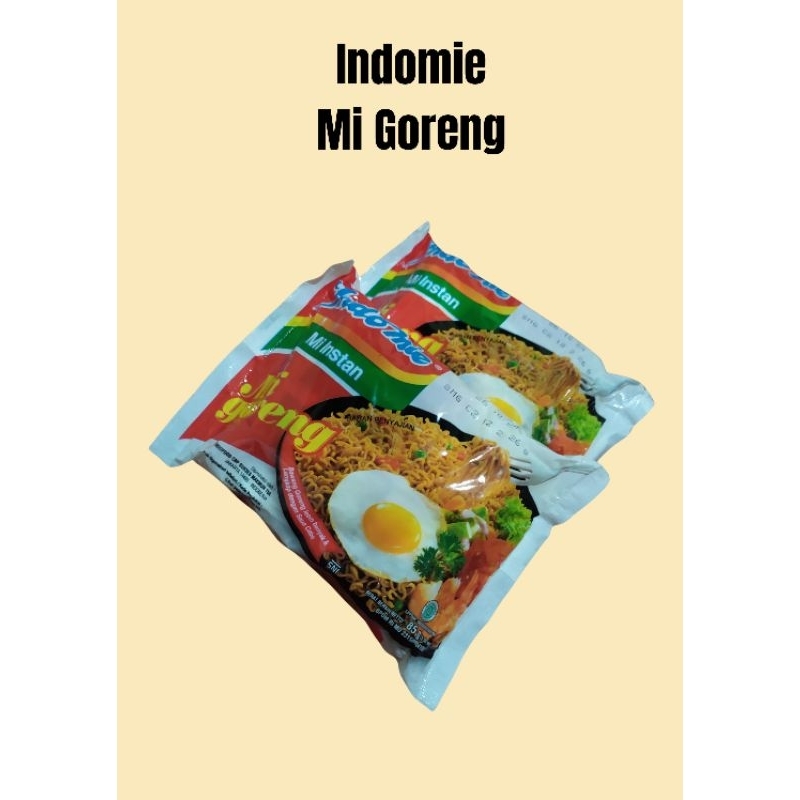 

Indomie Goreng / Indomie ayam spesial
