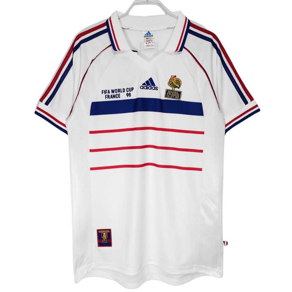 Jersey France 1998 Away Full Printing