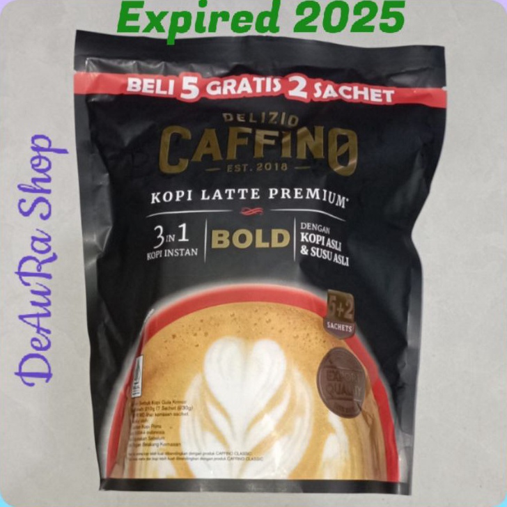 

Free Ongkir Caffino Bold Delizio Kopi Latte Premium 52 Sachet