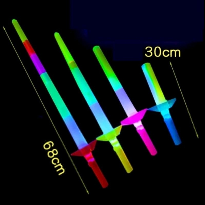 PEDANG NARUTO BISA PANJANG BISA PENDEK, PEDANG LAMPU ANAK