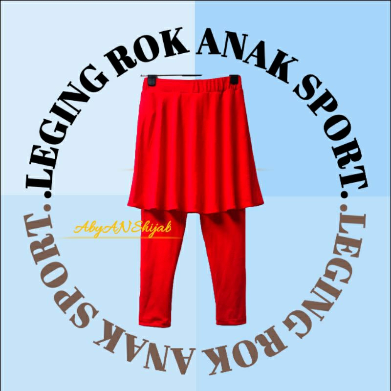 ROK LEGGING OLAHRAGA SPORT ANAK 4 - 12 TAHUN/ LEGGING ROK ANAK