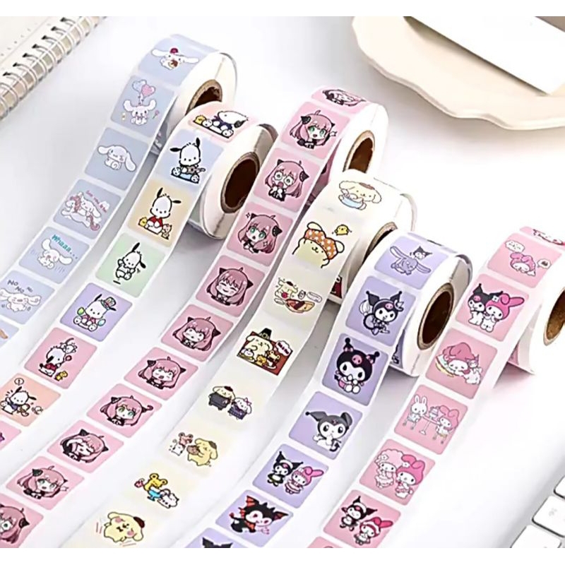 

Stiker Cartoon Stiker Roll kartun Imut