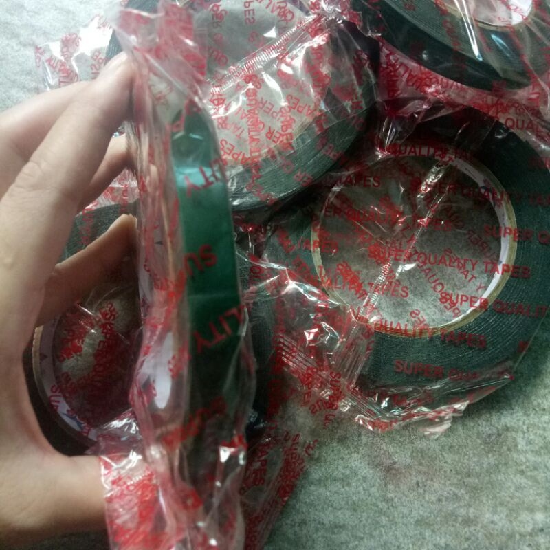 

HONHSTAR DOUBLE TAPE FOAM HIJAU UKURAN 5MM/12MM/25MM/48MM 5METER