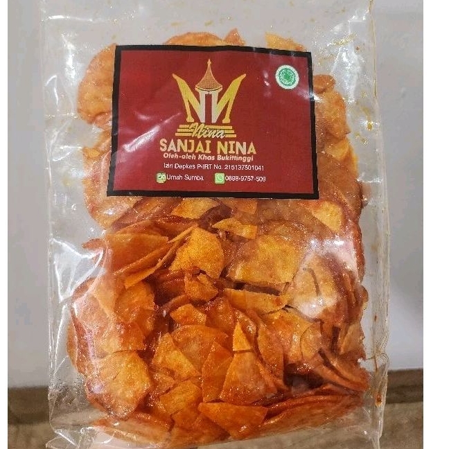 

Keripik Balado Sanjai Nina asli Padang 250g