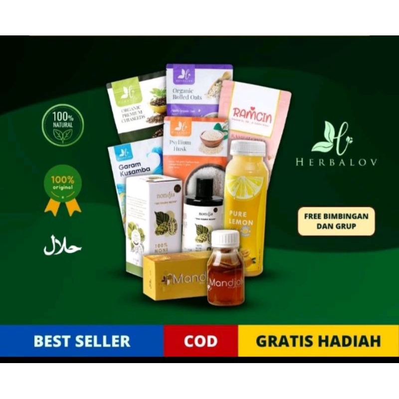 herbalove paket diet cantik penurun berat badan promil ramuan JSR
